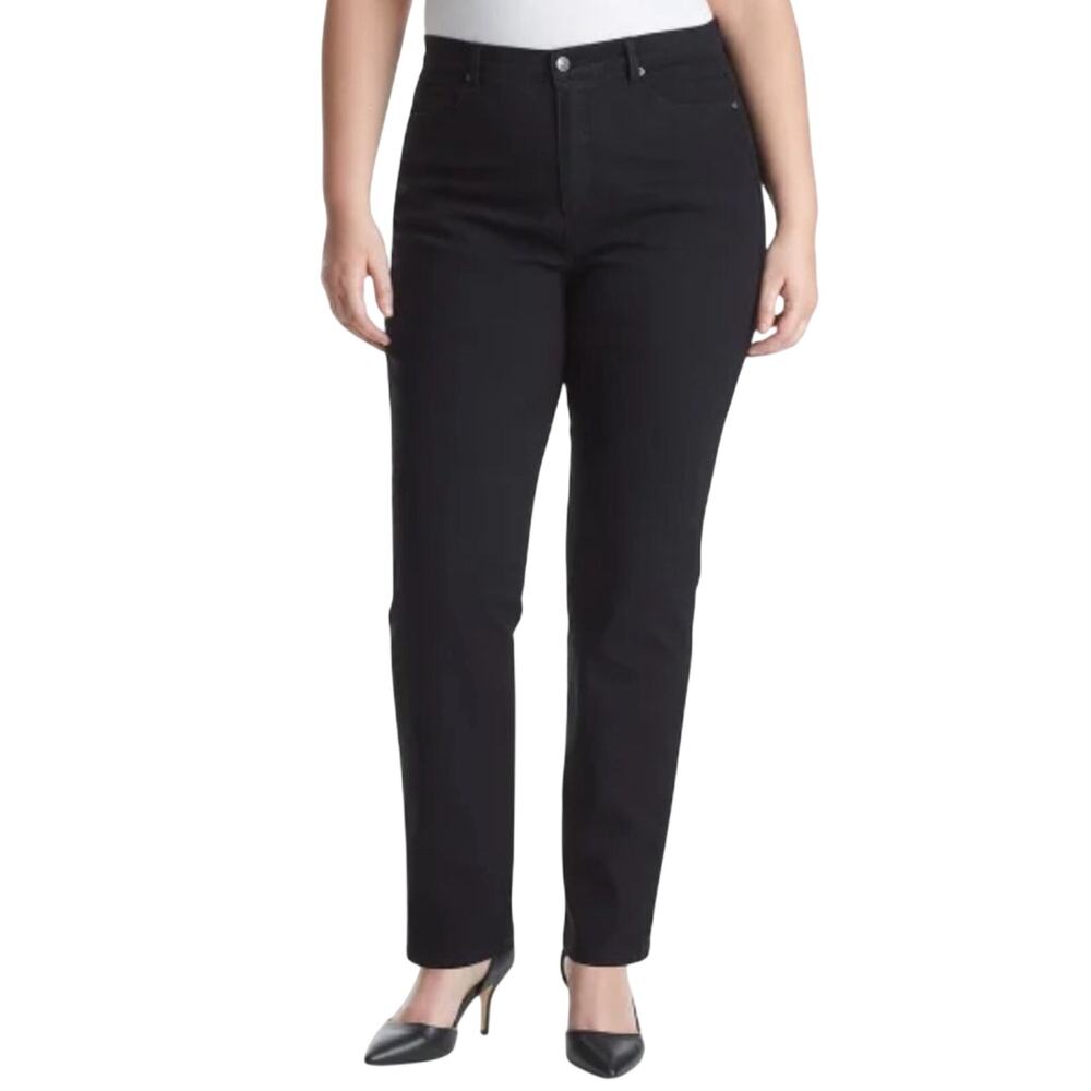 Gloria Vanderbilt The Always Perfect High Rise Skinny Black Jeans Size L (12-14)